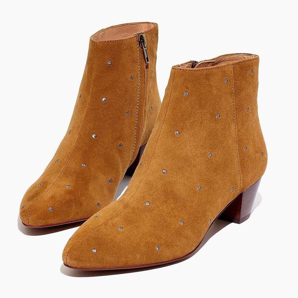 Madewell The Bea Boot in Embroidered Suede New - Picture 3 of 11